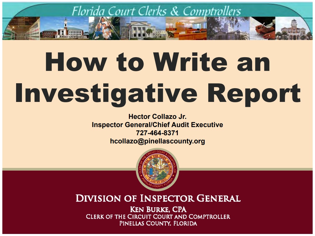 Inquiry Report Template