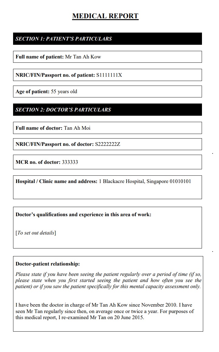 Medical Report Template