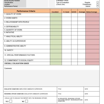 Performance-Evaluation-Report-Sample