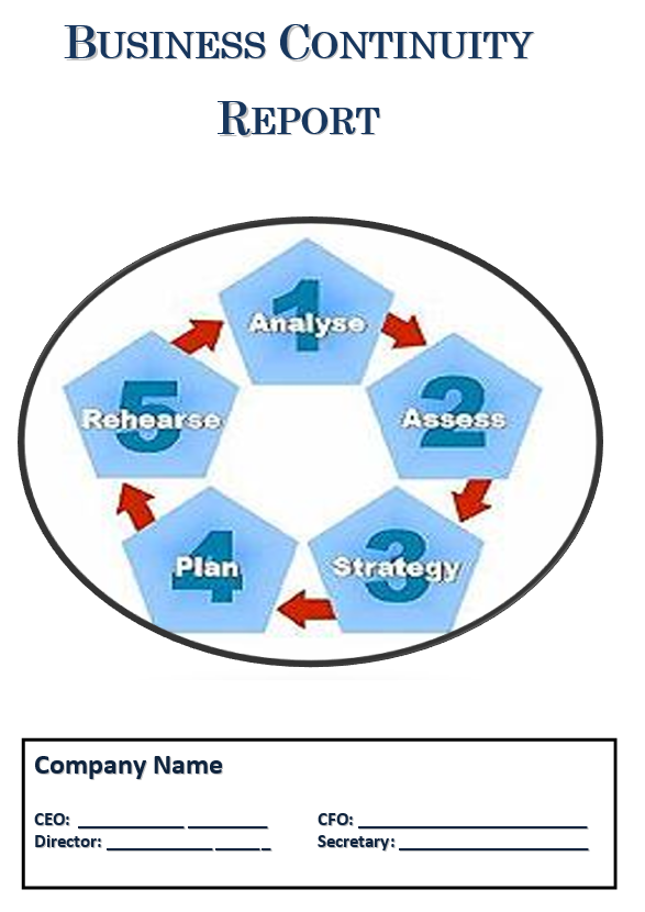 Business Continuity Report Template