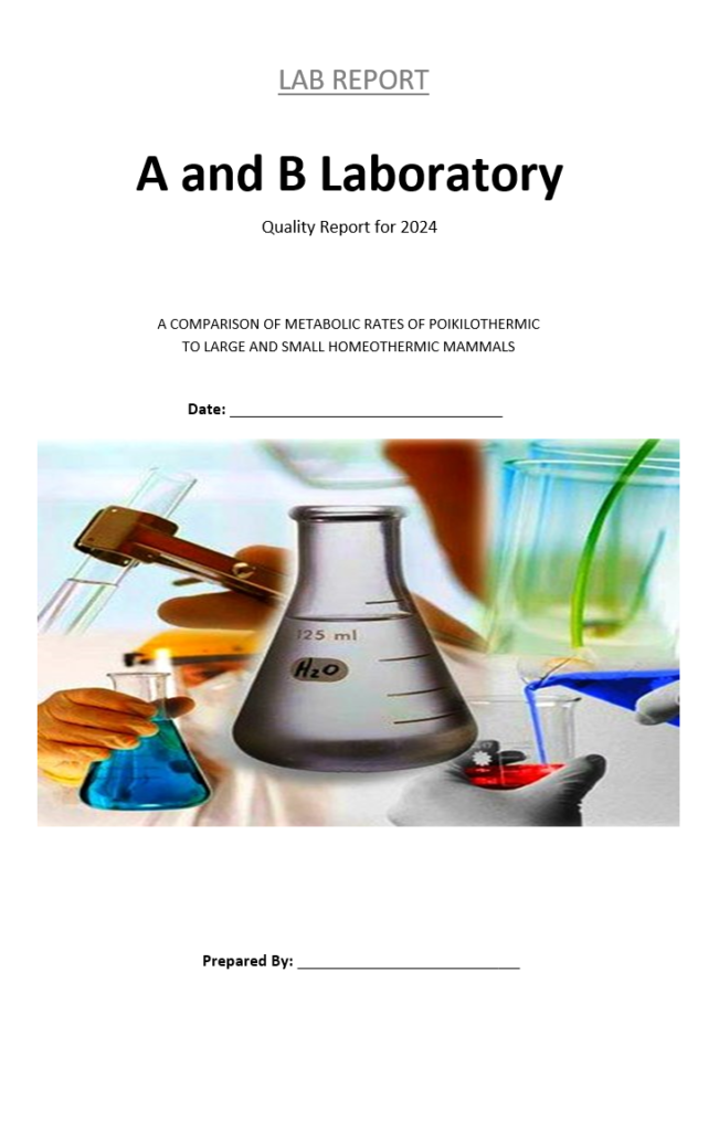 Lab Report Format