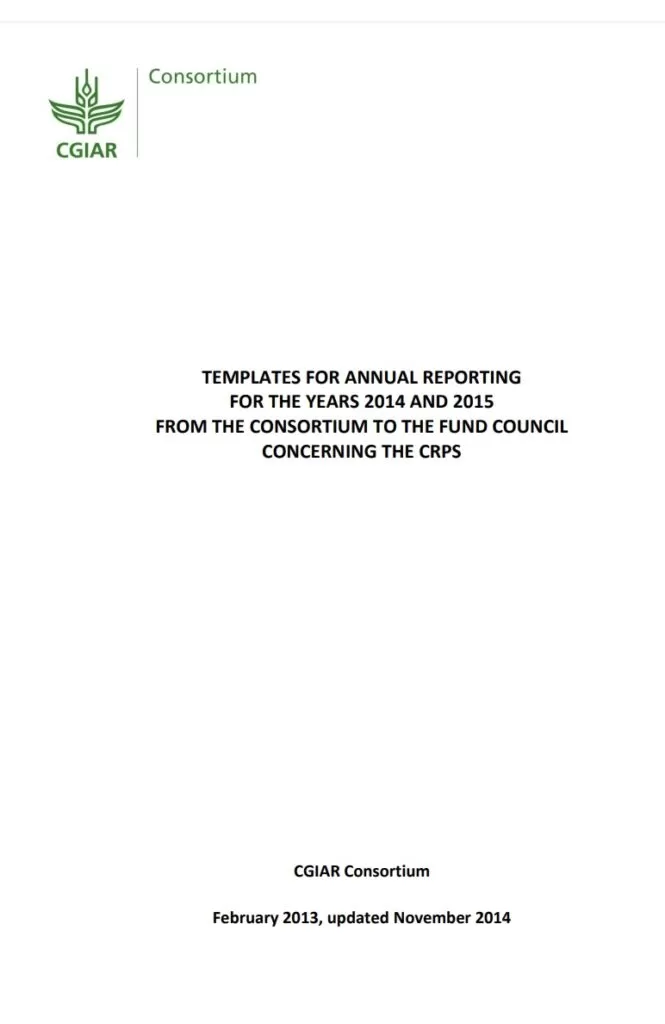 Annual Reporting Example
