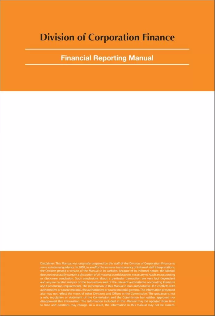 Corporate Financial Report Example
