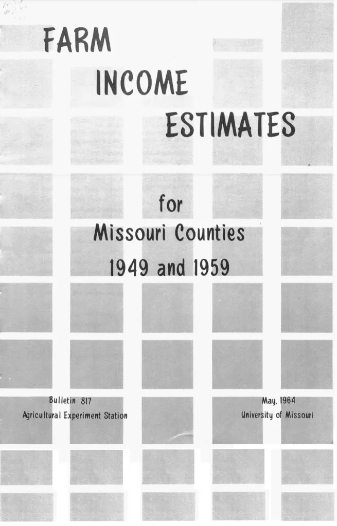 Farm Income Estimate Report Example