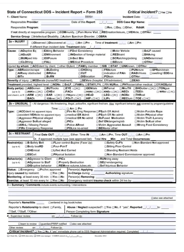 Incident Report Form