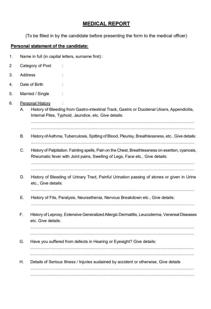 Medical Report Sample