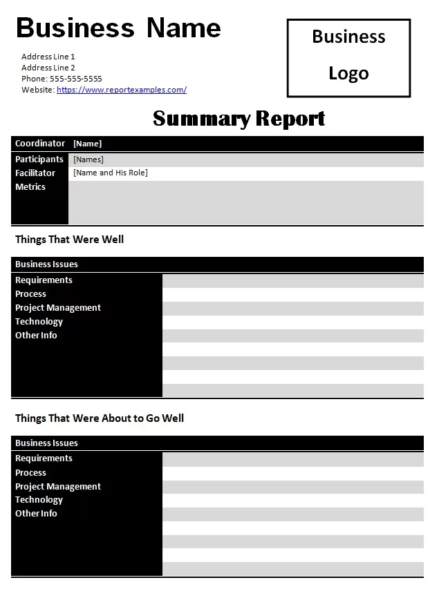 Summary Report
